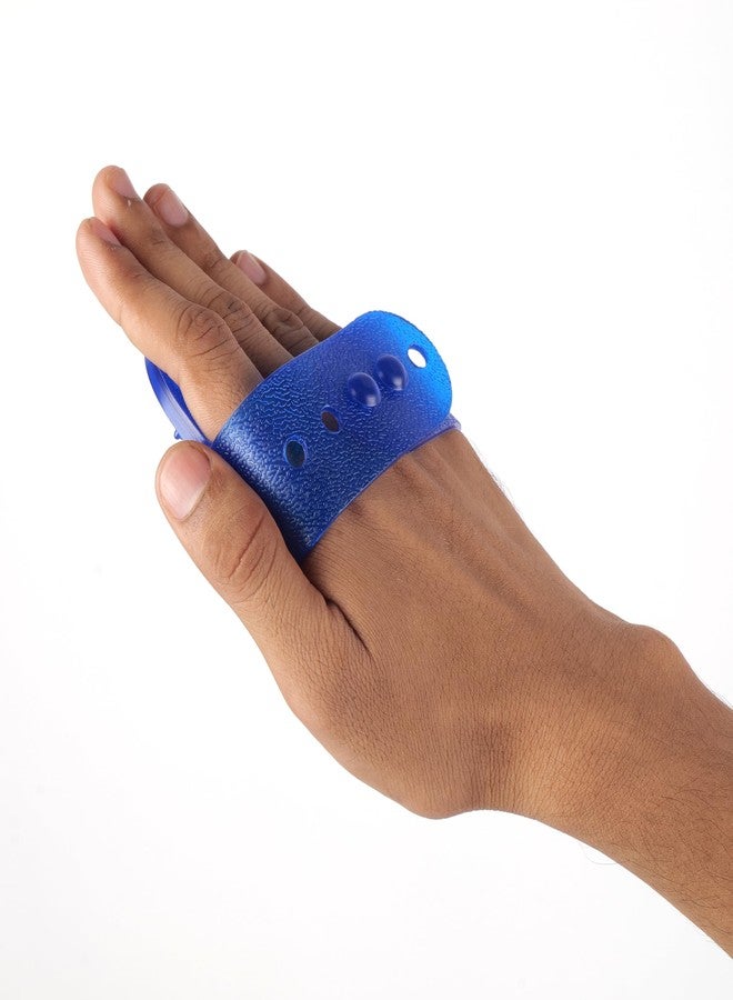 مجموعة فرش للعناية بالحيوانات الأليفة بمقابض مريحة، فرش بلاستيكية زرقاء وبرتقالية للكلاب، مشط وردي للعناية بشعر الحيوانات الأليفة (عبوة من قطعتين) - Image 3